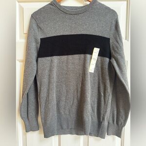 Men's Gray and Black Sweater small goodfellow & co.